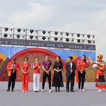 体育精神闪耀桂中大地 运动员志愿服务活动走进广西来宾，共襄活动庆典服务盛举